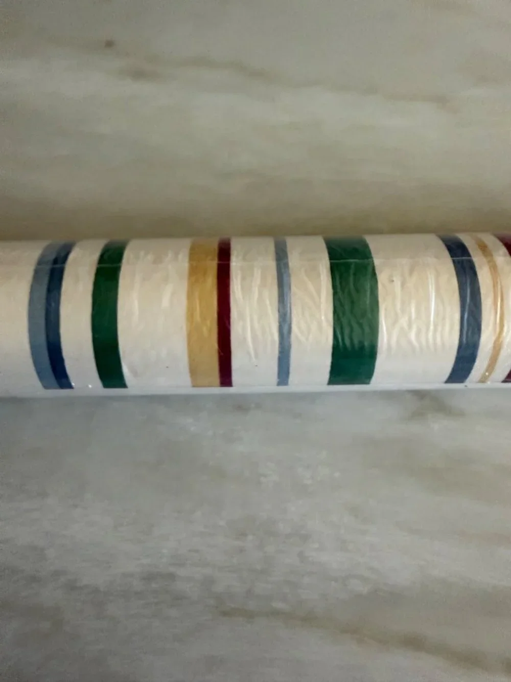Seabrook Designs Pre-Pasted Vinyl Wallpaper Roll Striped Pattern Washable CC862